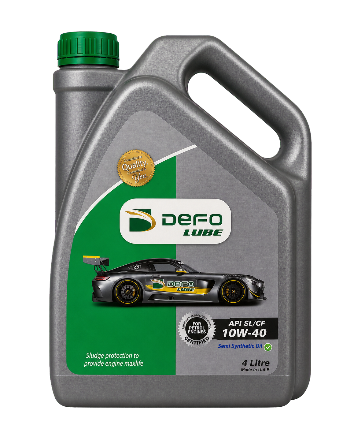 DEFO LUBE SAE 10W-40 API SL/CF lubricant bottle